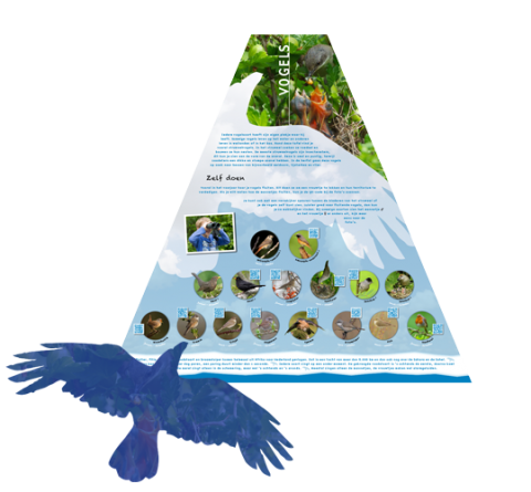 Natuurinfotafel Groningen Beijum Vogels